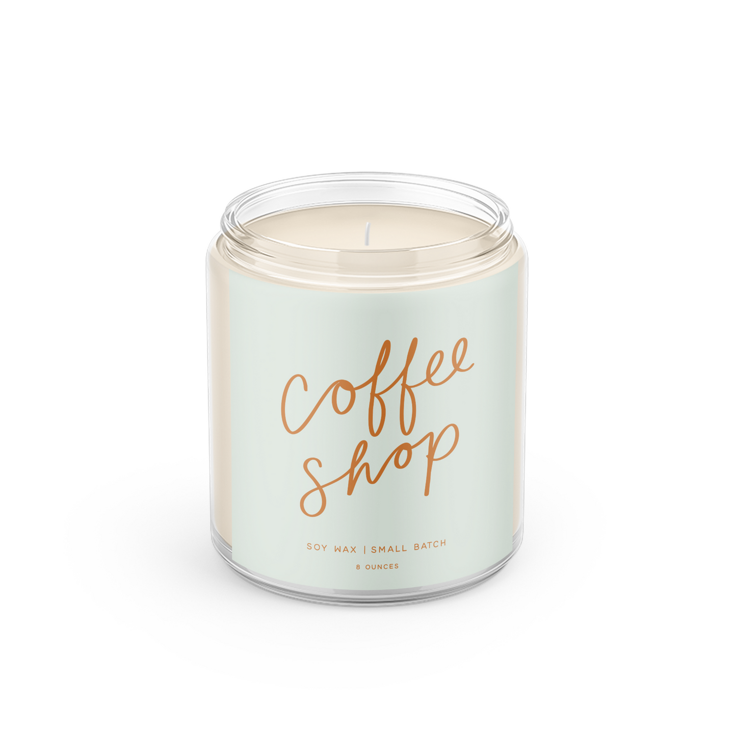 Coffee Shop: 8 oz Soy Wax - Small Batch Candles