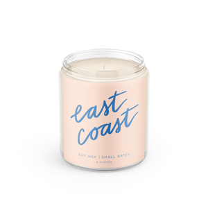 East Coast: 8 oz Soy Wax - Small Batch Candles