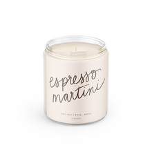 Load image into Gallery viewer, Espresso Martini: 8 oz Soy Wax Hand-Poured Candle
