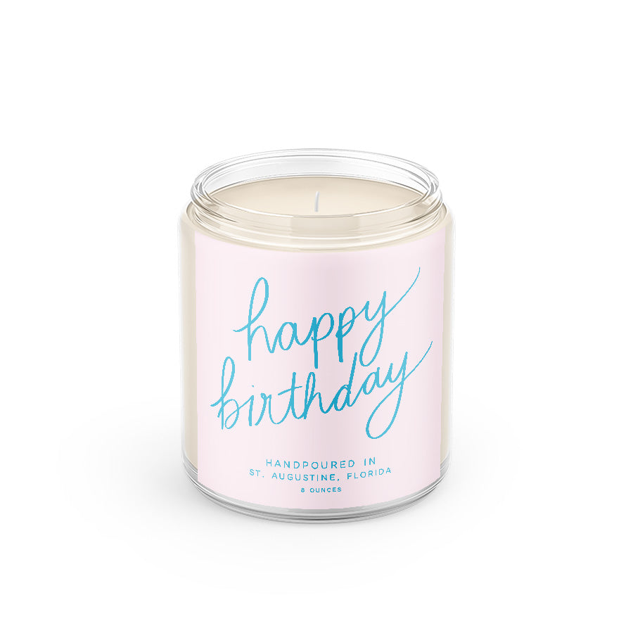 Happy Birthday: 8 oz Soy Wax - Small Batch Candles