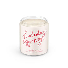 Load image into Gallery viewer, Holiday Eggnog: 8 oz Soy Wax - Small Batch Candles
