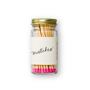 Match Jars - Vibrant Pink Tips