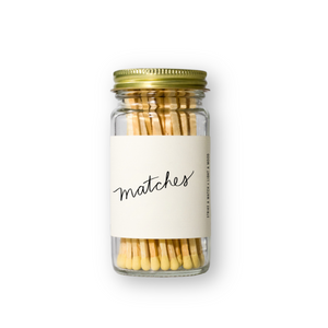 Match Jars - Yellow Tips