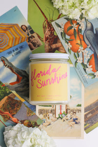 Florida Sunshine: 8 oz Soy Wax - Small Batch Candles