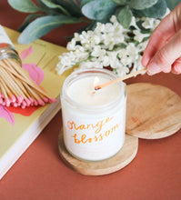 Load image into Gallery viewer, Orange Blossom: 8 oz Soy Wax - Small Batch Candles
